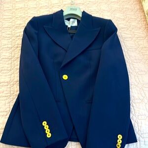MK COLLECTION 100%WOOL BLAZER